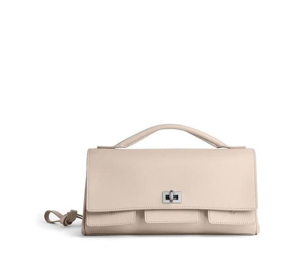 Balenciaga Women's Bel Air Clutch On Strap Small(HIGH-END GRADE)