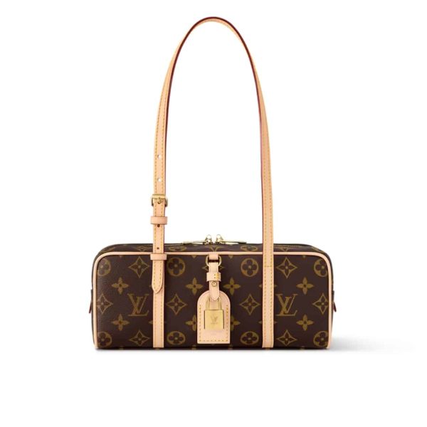 LOUIS VUITTON HANG ON BROWN 26CM M47031