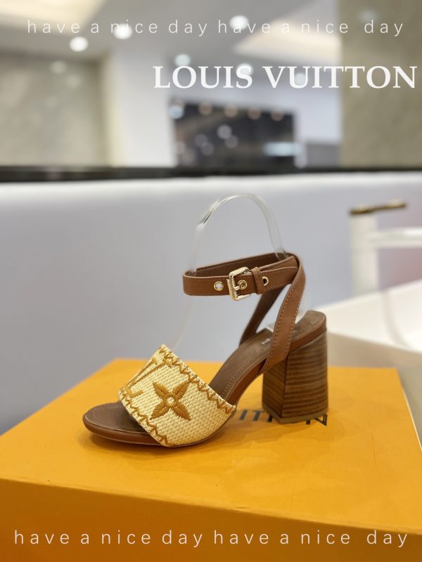LV Sienna One-Strap Sandals