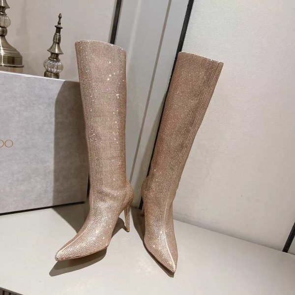 Jimmy Choo Women's Chad Pointed Toe Boots