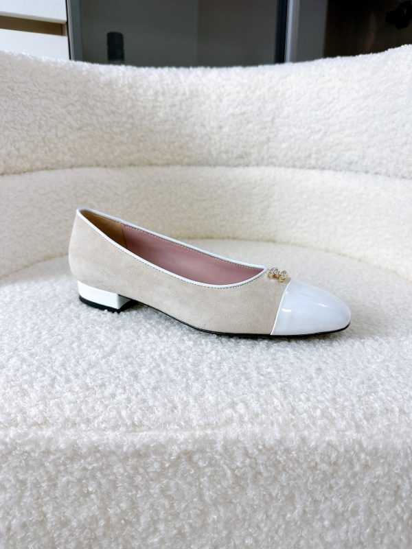 Chanel Suede Flat Heels