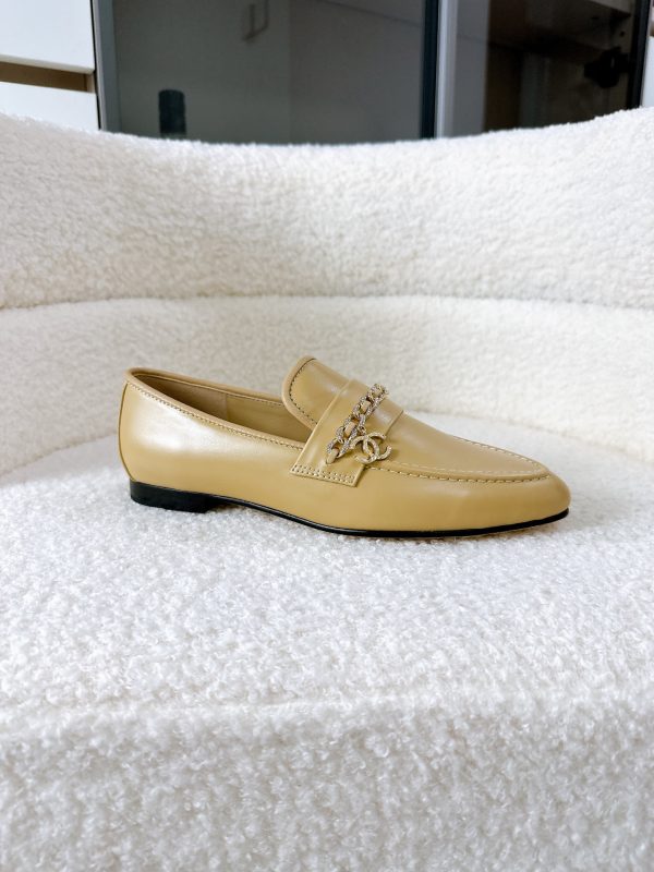 Chanel Loafer Beiges