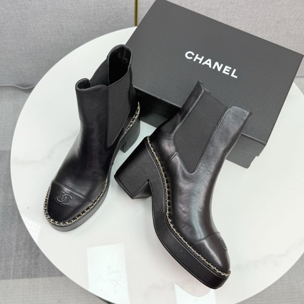 Chanel 25 Chelsea Ankle Boots