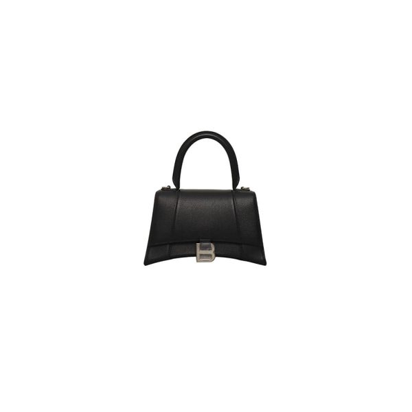 Balenciaga Leather Black Small Hourglass Bag(HIGH-END GRADE)