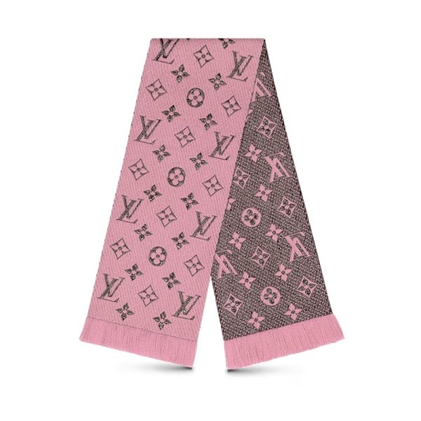 LOUIS VUITTON LOGOMANIA SHINE SCARF ROSE BALLERINE